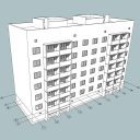 Учебный проект многоквартирного жилого дома