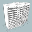 Учебный проект многоквартирного жилого дома