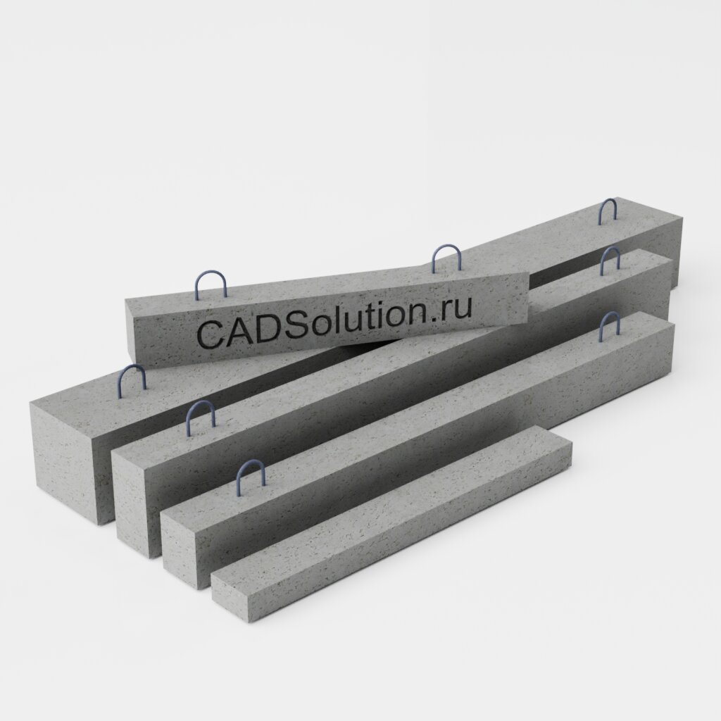 3D модель перемычек для Архикад