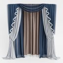 Модель штор с ламбрекенами для ArchiCAD