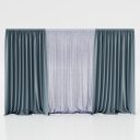 3D модель штор для Архикад