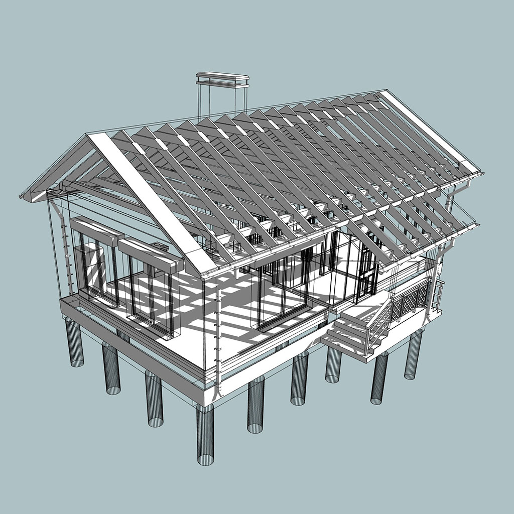 Домик для дачи в Архикад
