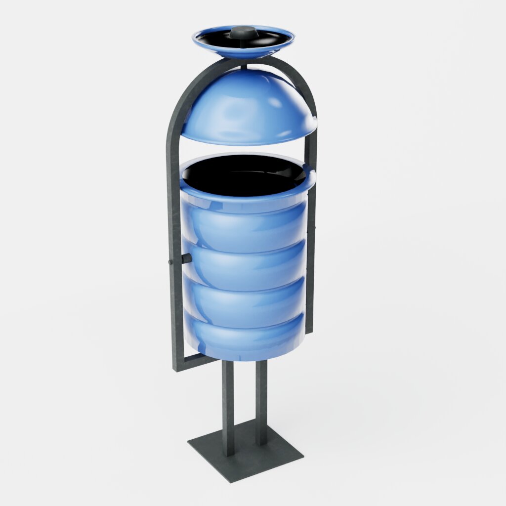 Урна - 3D модель для ArchiCAD