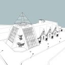 Проект кафе пирамида - файл pln ArchiCAD 25